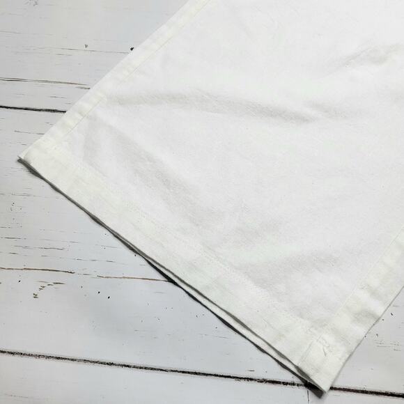 J.Crew Linen Blend Slim Wide Leg Drawstring Pants White Pull On Relaxed Large 14 - Picture 5 of 8